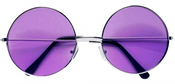 Hippie Brille John lila