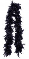 Schwarze Federboa Alissa 1,8m