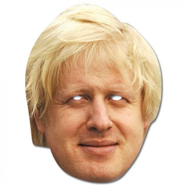 Boris Johnson Pappmaske