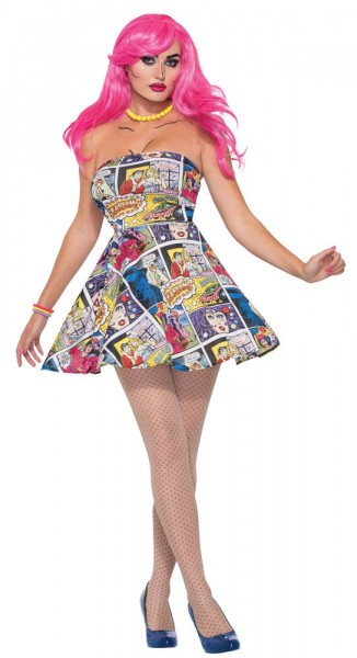 Pop Art Damenkostüm 50er Jahre