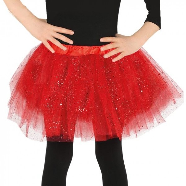 Rotes Glitzer Tutu für Kinder