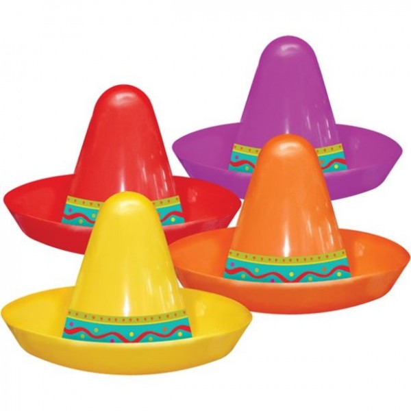 1 Mini Sombrero verschiedene Farben