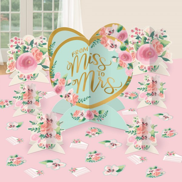 Miss to Mrs Tischaufsteller 27-teilig