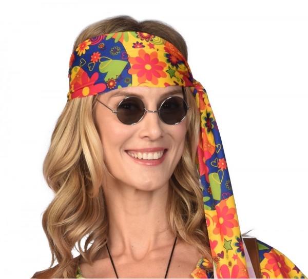 Schwarze Hippie Brille Sonja