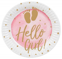 Vorschau: 10 Cute Little Girl Pappteller 23cm