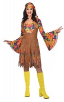 Hippie Peace Metall Halskette