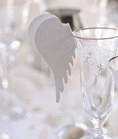 Vorschau: 10 Engelsflügel Platzkarten