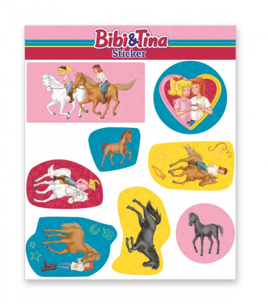 Bibi und Tina Sticker Bogen