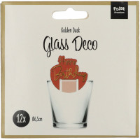 Vorschau: 12 Golden Dusk Glasmarker