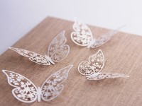 Vorschau: 10 Schmetterlinge Papierdeko 6,5 cm