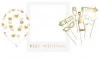Vorschau: Foto Booth Set Best Wedding