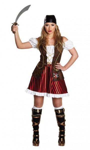 Piratenbraut Petunia Minikleid Für Damen