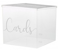 Vorschau: Best Day Kartenbox transparent 25cm