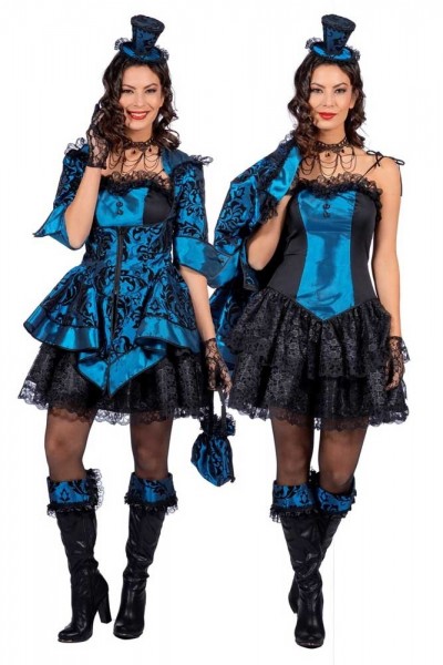 Blaues Barock Kleid Aurelia