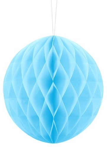 Wabenball Lumina azurblau 20cm