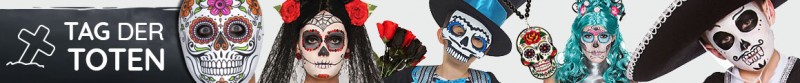 Tag der Toten Kostüme & Zubehör