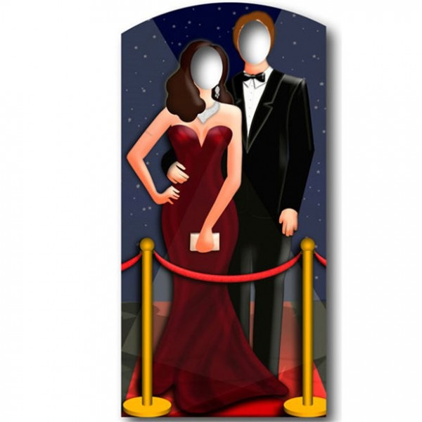 Roter Teppich Hollywood Fotowand 1,8m