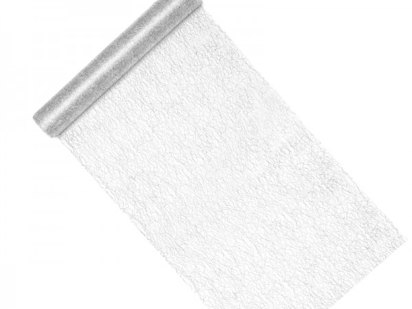 Dekostoff Monaco silber 9m x 36cm
