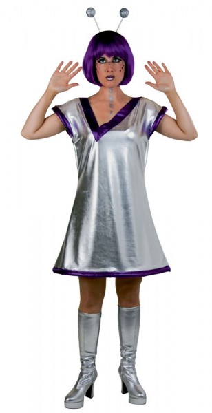 Silbernes Spacekostüm Für Damen