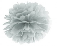 Pompon Romy silber 25cm