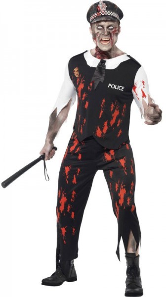 Wahnsinniger Zombie Polizist