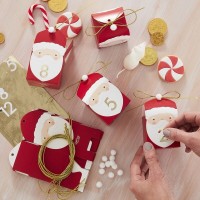 Santas Cottage Adventskalender 9,5 x 6cm