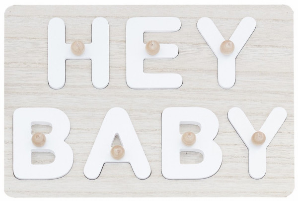 Hey Baby Puzzle Gästebuch 21,6 x 30cm 2