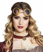 Stylische Steampunk Fliegerbrille