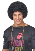 Schwarze Afro Perücke Manuel
