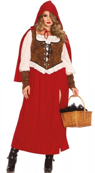 Rotes Wald Käppchen Damenkostüm