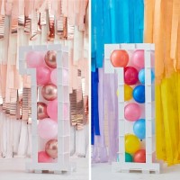 Befüllbarer Zahl 1 Ballonstand