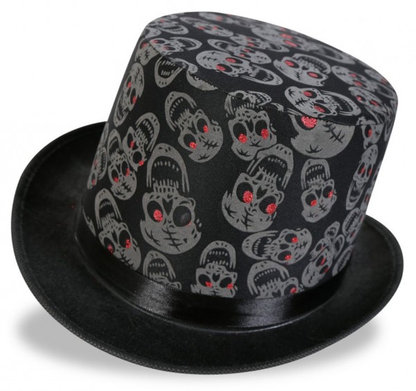Eleganter Totenkopf Zylinder