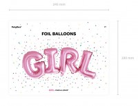 Baby Girl Folienballon 74 x 33cm