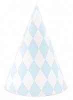 Vorschau: 6 Candy Party Hüte 16cm