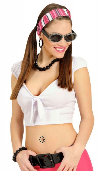 Schwarzes Glänzendes Perlenarmband 3