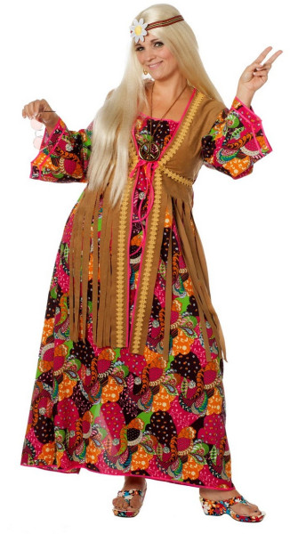 Retro Hippiekleid Damenkostüm