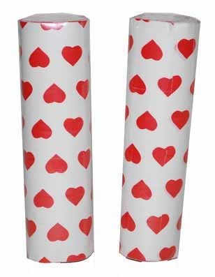 2 Herzchen Luftschlangen Amour
