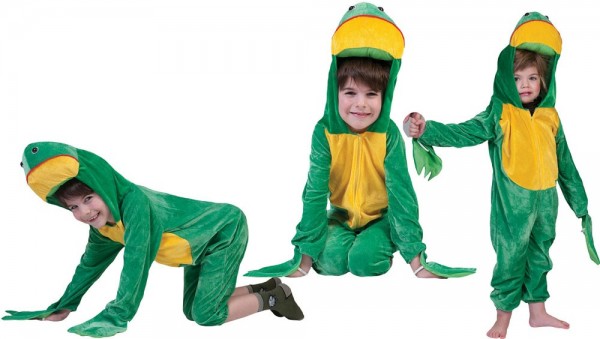 Grünes Overall Froschkostüm