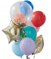 Vorschau: Buntes Partystar Ballon Bouquet