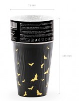 Vorschau: 6 Be Scary Pappbecher 220ml