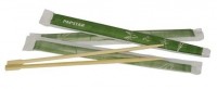 50 Bambus Stäbchen verpackt 23cm