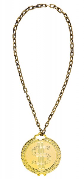 Gold Hip Hop Kette 58cm