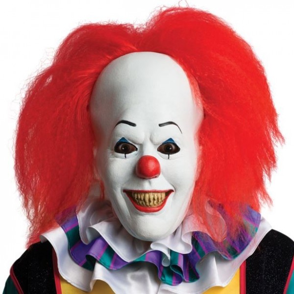 Pennywise Premium Latexmaske mit Haaren