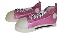 Pinke XXL Clowns Sneaker Glitzer