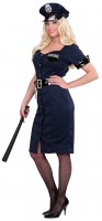 Sexy 50er Jahre Polizistin Damenkostüm