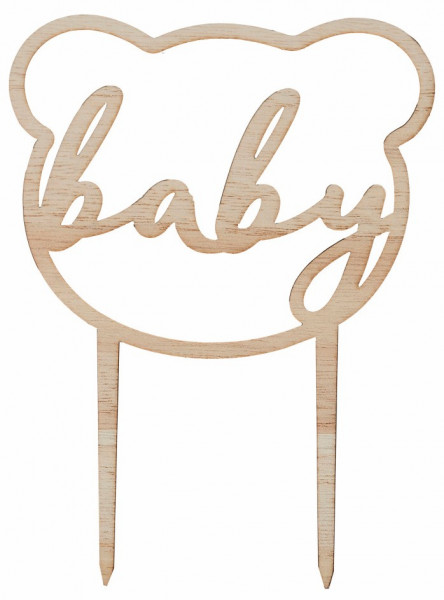 Baby Bear Caketopper 16cm x 12cm
