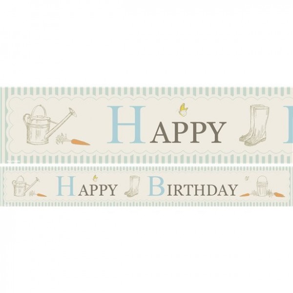 Peter Hase Happy Birthday Banner Set 3 Stück