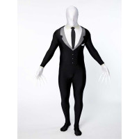Gruseliges Slenderman Herrenkostüm