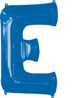 Folienballon Buchstabe E blau XL 81cm