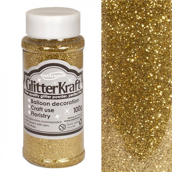 Goldener Ballonglitzer 100g